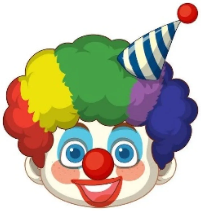 Dessin d'un clown
